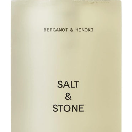 Salt & Stone Body Wash with Antioxidants for Deep Moisture | For Women & Men, Sulfate, Paraben, & Dye Free, Leaving Skin Soft and Hydrated | Bergamot & Hinoki 15.2 fl oz