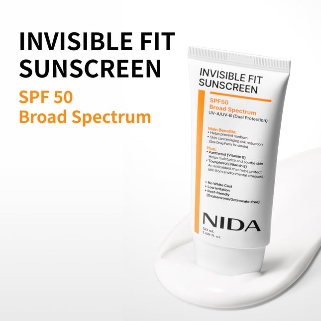 Invisible Fit SPF 50 Broad Spectrum Facial Sunscreen, 1.69 fl. oz.