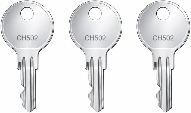 CH505 Replacement Truck Tool Box Keys, 3-Pack, Compatible with UWS Delta Better Built Bauer Toolbox Locks, Select Your