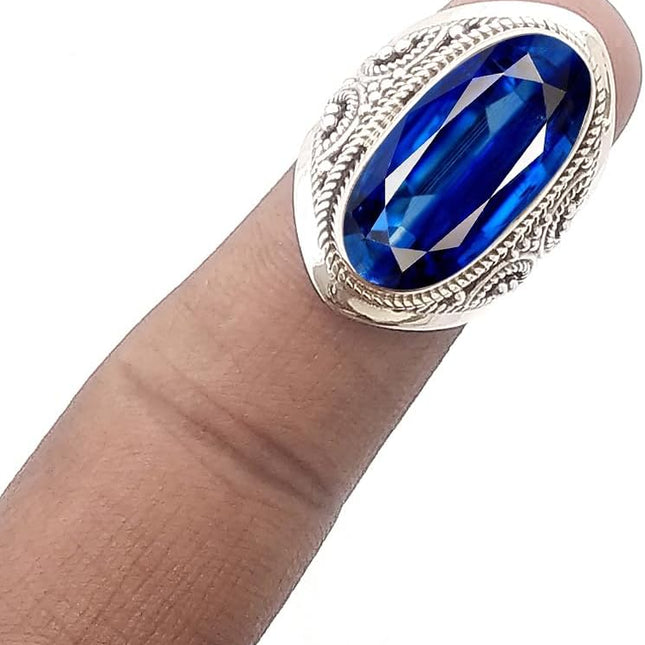 925 Sterling Silver Gemstone Statement Ring