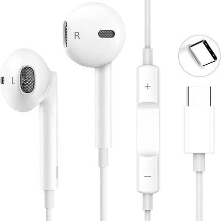 USB C Headphones for iPhone 17 16 15 Pro Max, Wired Earbuds USB C Wired Headphones with Microphone & Remote, Noise Isolating Earphones for iPad Pro/iPad Air, Galaxy S25 S24 S23 Ultra