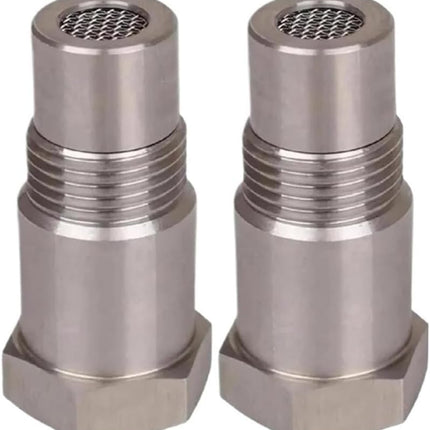 2Pcs M18x1.5 Stainless Steel Adapter Filter Connectors, Threaded Sensor Adapters