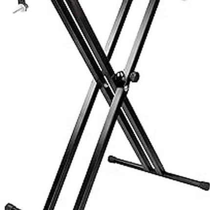 RockJam Adjustable Keyboard Stand with Locking Straps, Quick Release Mechanism, Keynote Stickers & Lessons