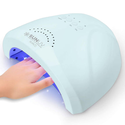 Lámpara de uñas UV LED, luz en gel para esmalte de uñas, secador UV SUNONE White