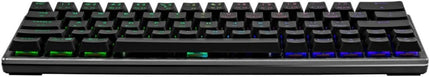 Cooler Master SK620 60% Gunmetal Mechanical Keyboard with Low Profile Red Switches, New and Improved Keycaps, and Brushed Aluminum Design