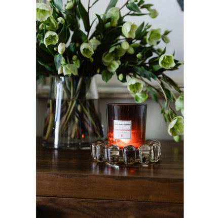 Home Collection Original Smoky Glass Small Bubble Candle Dish