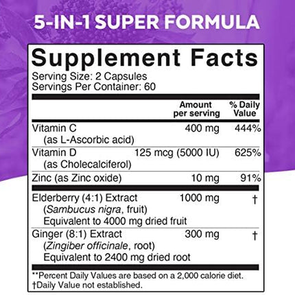 Viva Naturals Elderberry with Vitamin C  - image 5