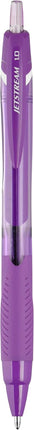 Uni-Ball Jetstream Elements Ballpoint Pen, Medium Point (1.0mm), Violet Ink, 6 Pens