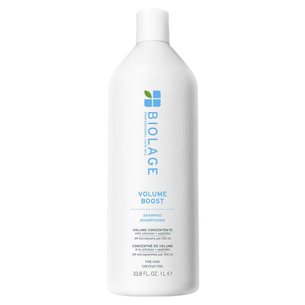 Biolage Volume Boost Shampoo for Fine Hair – Creates Lasting, Lightweight Volume, Root Lift & Shine, With Cellulose and Peptides, Vegan, Paraben and Silicone-Free