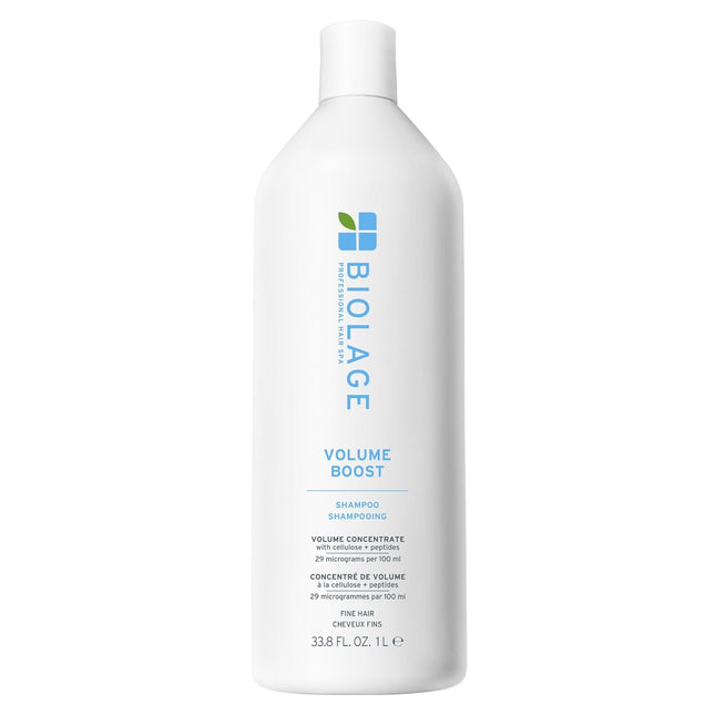 Volume Boost Shampoo for Fine Hair - Lightweight Root Lift & Shine, 33.8 fl oz