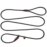 5/6/7 FT Slip Lead Dog Leash for Small Dogs, 1/4" Thin Nylon Rope