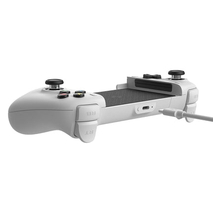 8BitDo Ultimate Mobile Gaming Controller for Android devices, Bluetooth Mobile Game Controller with Hall Effect Joysticks and Hall Triggers (White)