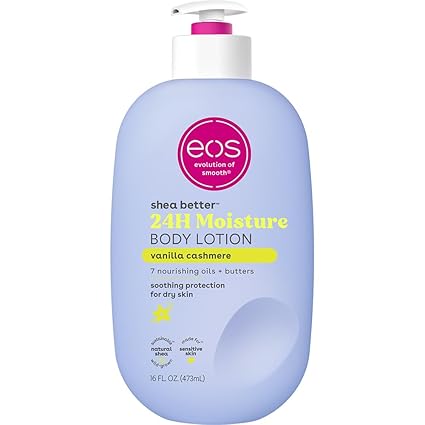 eos Shea Better Body Lotion 16 oz Vanilla Cashmere scent moisturizing formula