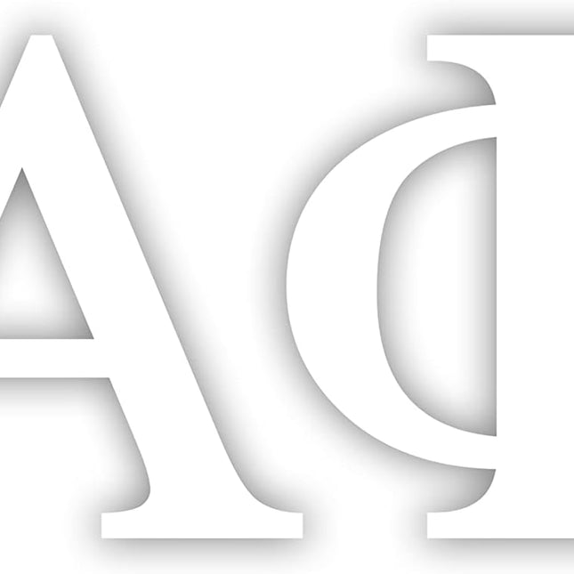 Alpha Phi Greek Sorority Sticker Decal, 2.5 Inches Tall, White