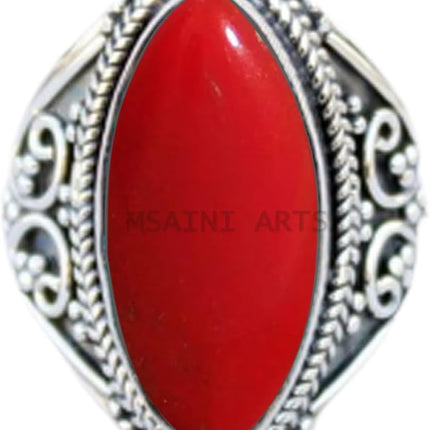 Solid 925 Sterling Silver Ring For Women & Girls, Mystic Quartz Ring Gemstone Unique Handcrafted Ring