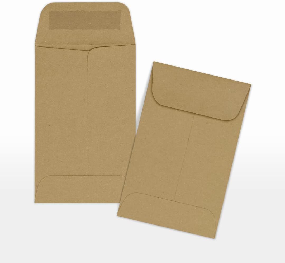 #1 Brown Coin Envelopes, 50 Pack - photo 4