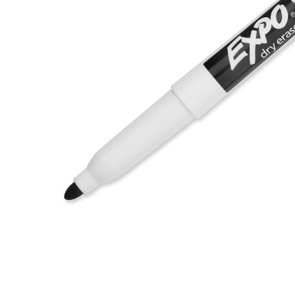 Low Odor Dry Erase Markers, Fine Tip, Black, 4 Count - Home Organization, Study Supplies