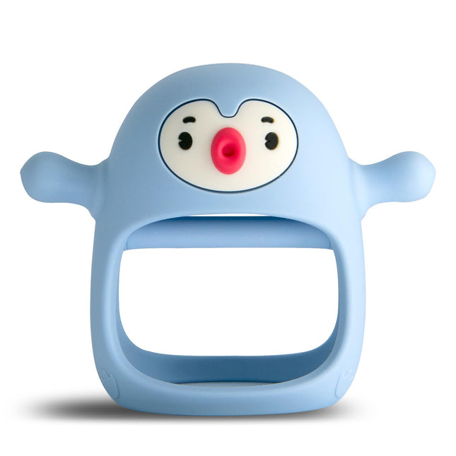 Baby Teething Toys for 0-6Months, Teethers for Babies 3-6Months | Penguin Teether | Hand Teether |Teething Mittens for