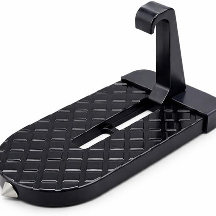 Universal Car Door Step, Foldable Aluminum Alloy Door Latch Step for Easy Roof Access, Non-Slip, Fits Cars & SUVs, Black