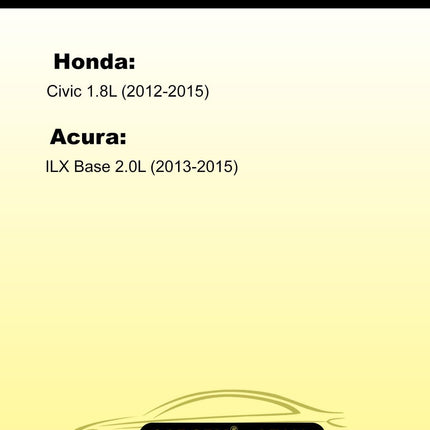 CARORY AF113 Engine Air Filter for Honda Civic 1.8L (2012–2015), Acura ILX Base 2.0L (2013–2015), OE# 17220-R1A-A01, CA11113, AF1481