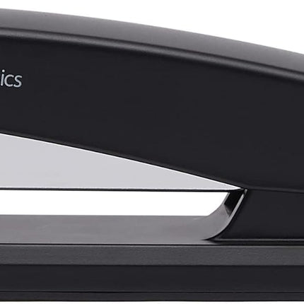 Amazon Basics Desktop Office Stapler, Lightweight, 25 Sheet Capacity, Non-Slip, Black, 3-Pack with 1000 Staples