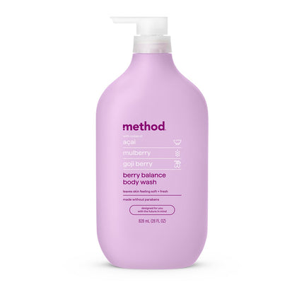 Method Body Wash, Berry Balance, 28oz