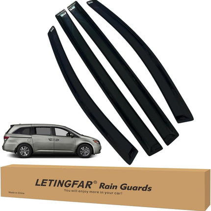 Window Visors Rain Guards for Honda Odyssey 2011 2012 2013 2014 2015 2016 2017 Accessories, Wind Deflectors Vent Shades for Honda Odyssey
