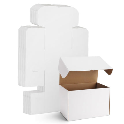 12x9x6 inches White Shipping Boxes pack of 15, Corrugated Cardboard Boxes 12 x 9 x 6 for Packaging Small - photo 15