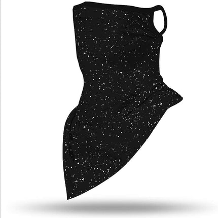 YAYOUREL Neck Gaiter Face Mask Bandanas for Men Women UV Face Scarf Cover Ear Loop Hole Facemask for Fishing Running Cycling
