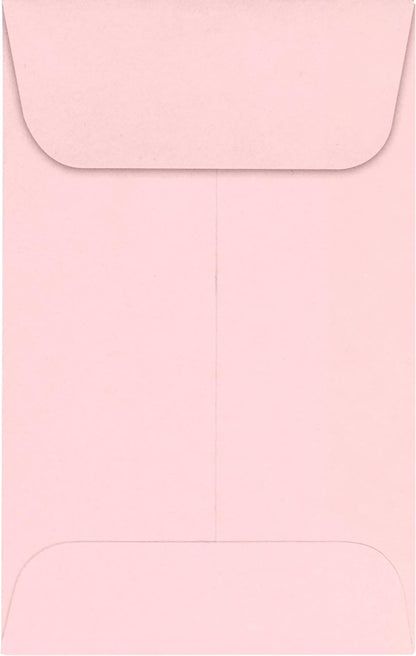 Candy Pink Coin Envelopes, 2 1/4 x 3 1/2 Inch, 50 Count