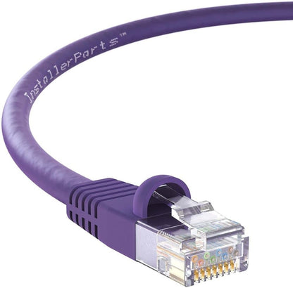 Purple Booted Cat 6 UTP Cable, 3 ft