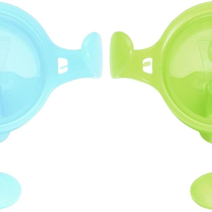 Munchkin Weighted Straw Sippy Cups for Toddlers 7oz, Leak Proof, Easy to Hold-Great toddler cups with straws, Supports Straw-use Education, Straw Cups (Blue/Green)