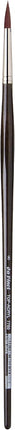 da Vinci Oil & Acrylic Series 7782 Top Acryl Paint Brush, Round White Synthetic with Long Natural Polished Handle, Size 2 (7782-02)