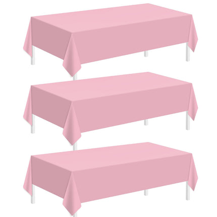 3 Pack Halloween Tablecloths,Disposable Plastic Tablecloths 54" x 108" Halloween Decorations,Plastic Table Cover for Birthday,Party Supplies,Holiday Table Cloth for Home,Dinner,Indoor,Outside
