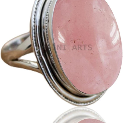 Solid 925 Sterling Silver Ring for Women & Men, Amethyst Ring Gemstone Unique Handcrafted Ring (US Size 5)