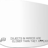 Passenger Side Mirror Glass Heated Convex For Factory Equipped Mirrors Only Compatible with 2019 Subaru Crosstrek From 7/01/18 Production Date 2020-2023 Crosstrek 2019-2024 Forester