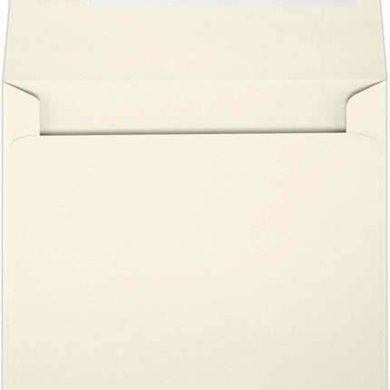 LUXPaper Square Invitation Envelopes | Peel & Press | 6 1/4" x 6 1/4" | Bright White | 70lb. Text | 50 Qty