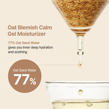 Oat In Calming Gel Cream, Non-Comedogenic, 77% Oat Seed Water - photo 3