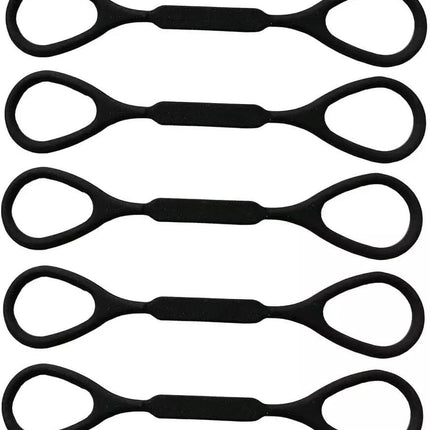 Universal Fit 5pcs Black Silicone Trumpet Valve Slide Stopper Ring Compatible with Most Brands Including Yamaha Bach Conn King Models