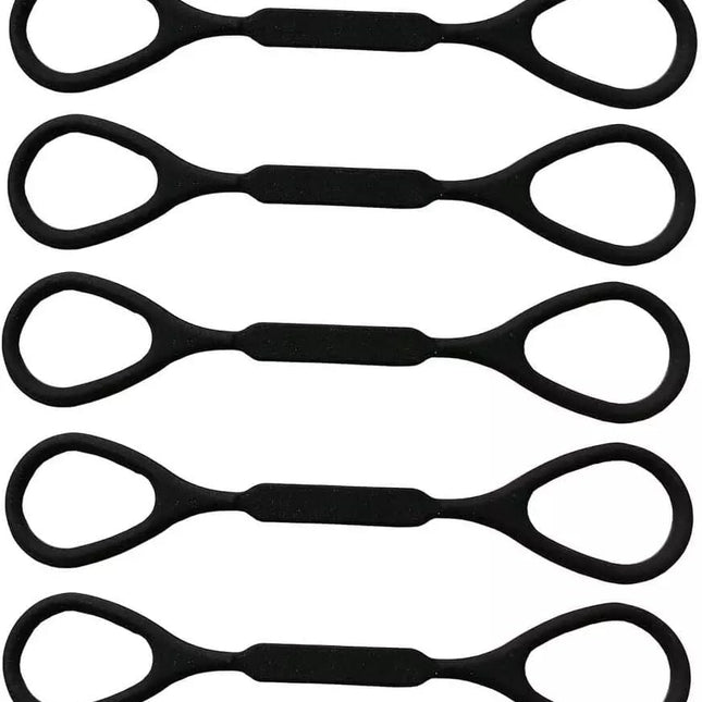 Universal Fit 5pcs Black Silicone Trumpet Valve Slide Stopper Ring Compatible with Most Brands Including Yamaha Bach