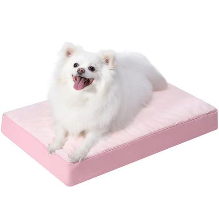 Cama ortopédica para perros grandes con forro impermeable, gris, 35x22