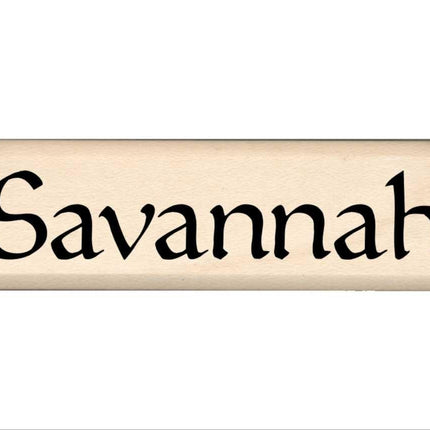 Stamps by Impression Savannah Name Rubber Stamp