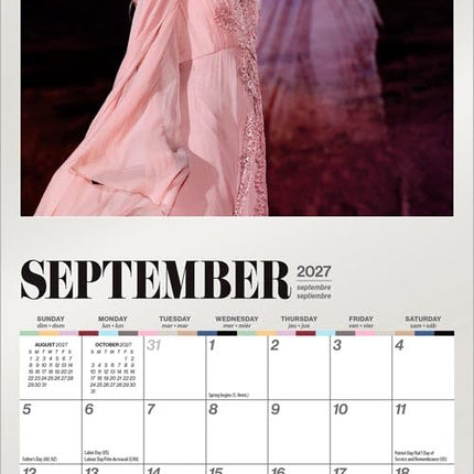 Taylor Swift OFFICIAL | 2027 7 x 14 Inch (Hanging) Monthly Mini Wall Calendar | BrownTrout | Music Pop Singer Songwriter Celebrity