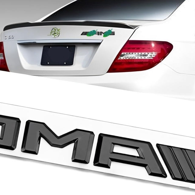Car Emblem for Trunk lid Rear ABS Material Compatible with AMG car Badge car