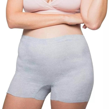 Frida Mom 8pc Postpartum Underwear, Disposable Boyshort Panties, Seamless, Stretch Support, New Mom Essentials, Size M/L (28in-42in)