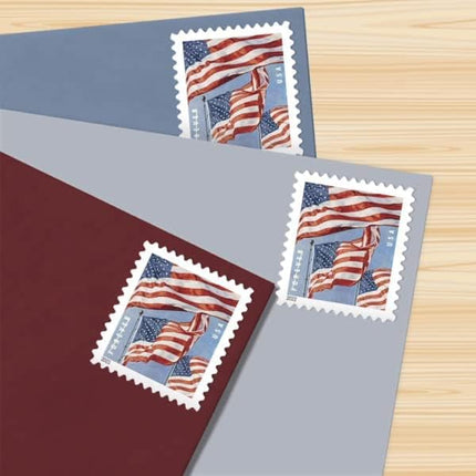 Postage Forver Stamps US Flag First Class Mail roll of 100 (1Rolls)