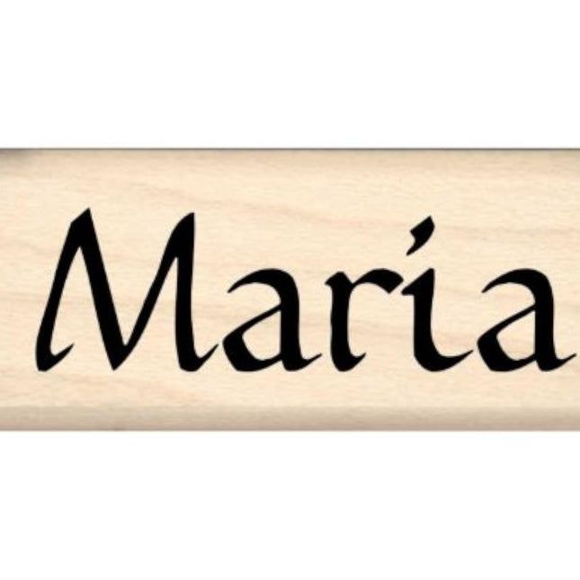 Maria Name Rubber Stamp