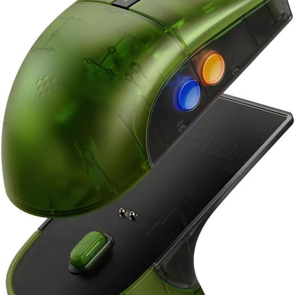 8BitDo Retro R8 Mouse with PAW 3395 Optical Sensor DPI 26K, Wireless 4K Polling Mouse with Charging Dock, Programmable Buttons, and Kailh Sword GM X Micro Switches - Xbox Edition(Officially Licensed)