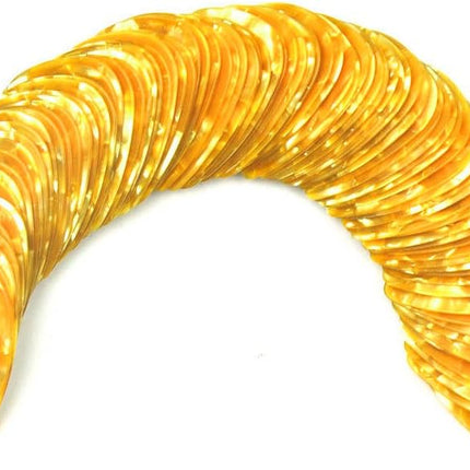 Celluloid Yellow Pearl Guitar Or Bass Pick - 0.71 mm Medium Gauge - 351 Shape - 12 Pack