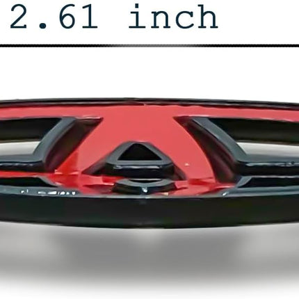Steeering Wheeel Emblem Overlay Universal Fit for Toyota Tacoma Tundra 4Runner Camry Rav4 Corolla Highlander Accessories with Strong Adhesive 033012 Matte Black 1Pc